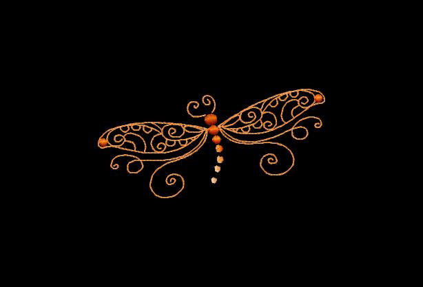 Instant Digital Download Set Of Twelve 4x4 Spring Dragonflies & Flowers Linework Machine Embroidery Designs